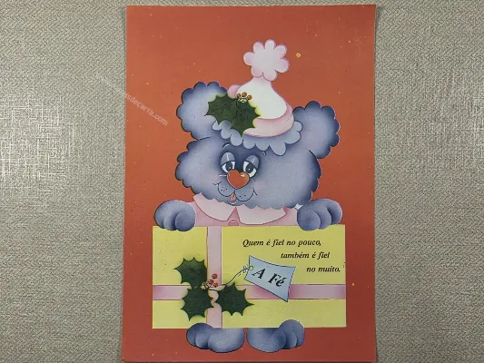 Papel de carta antigo - Bichinhos - 4061