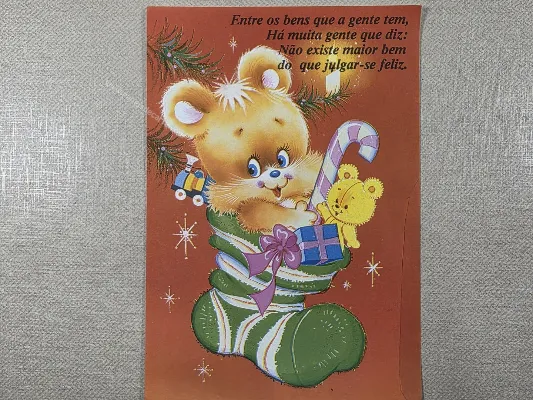 Papel de carta antigo - Bichinhos - 4071
