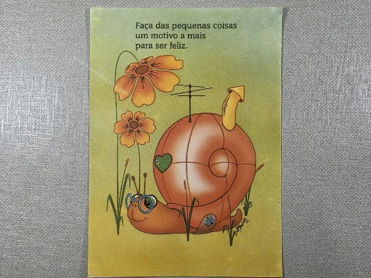 Papel de carta antigo - Bichinhos - 4074