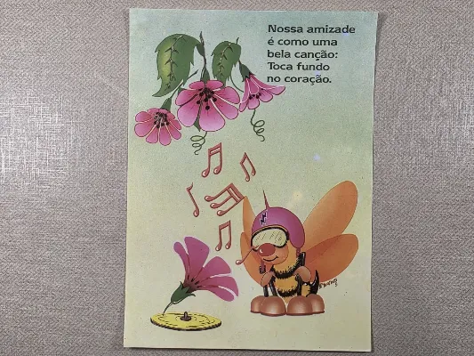Papel de carta antigo - Bichinhos - 4080