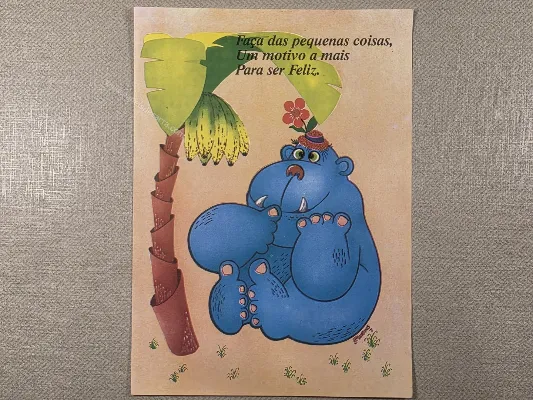 Papel de carta antigo - Bichinhos - 4081