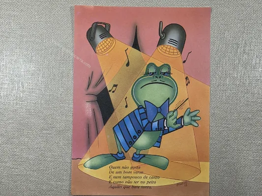 Papel de carta antigo - Bichinhos - 4082