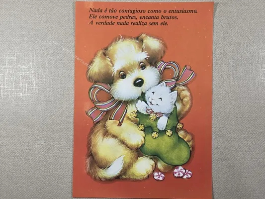 Papel de carta antigo - Bichinhos - 4084