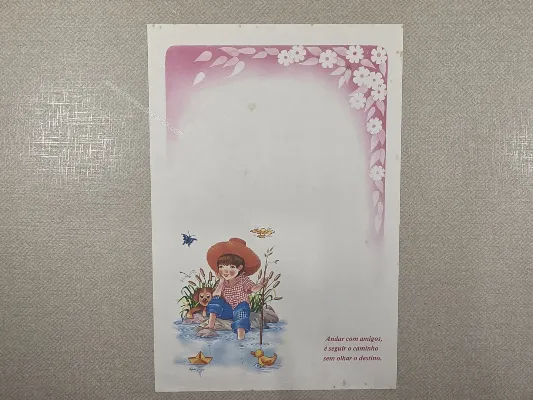 Papel de carta antigo - Coleção BL  - 00
