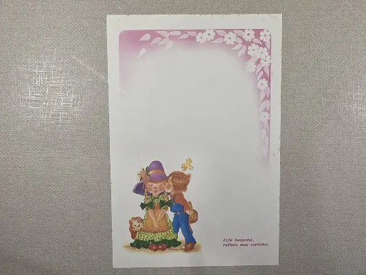 Papel de carta antigo - Coleção BL  - 00