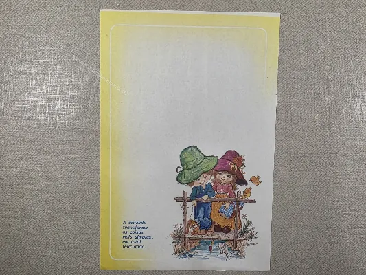 Papel de carta antigo - Coleção Felipe - 01