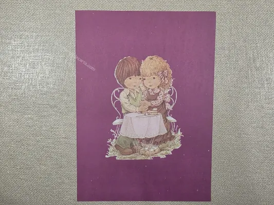 Papel de carta Menininhas - 2411