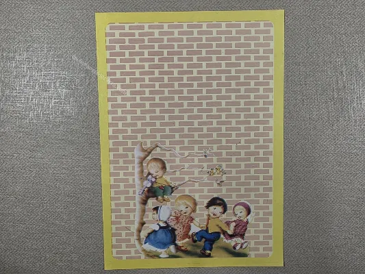 Papel de carta Menininhas - 2427