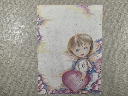 Papel de carta antigo - Coleção Jussara Leite - 244