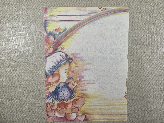 Papel de carta antigo - Coleção Jussara Leite - 247