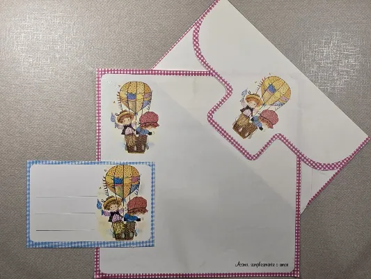 Papel de carta - Coleção GISELE - 14