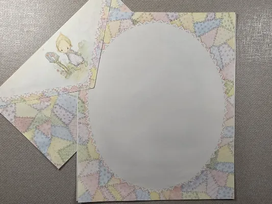 Papel de carta antigo - Coleção Betsey Clark - 35 