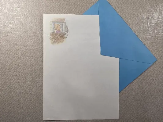 Papel de carta antigo - Coleção Betsey Clark - 37 