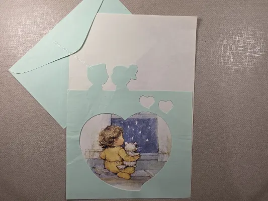 Conjunto de papel de carta antigo - 968