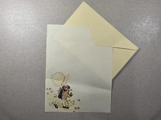 Conjunto de papel de carta antigo - 980