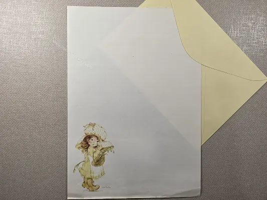 Conjunto de papel de carta antigo - 987