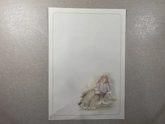 Papel de carta antigo - Coleção Julia - 20
