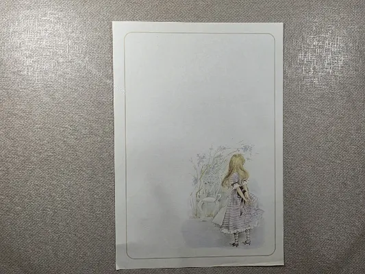 Papel de carta antigo - Coleção Julia - 21