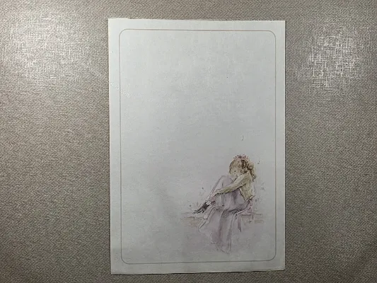 Papel de carta antigo - Coleção Julia - 28