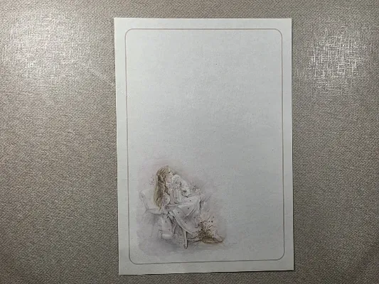 Papel de carta antigo - Coleção Julia - 29