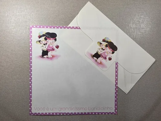 Papel de carta antigo - Coleção Os Intocáveis - 13
