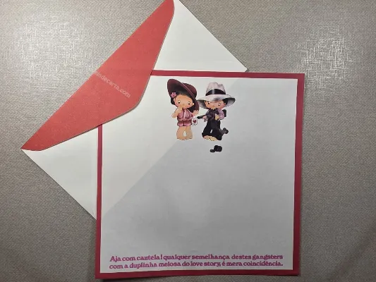 Papel de carta antigo - Coleção Os Intocáveis - 14