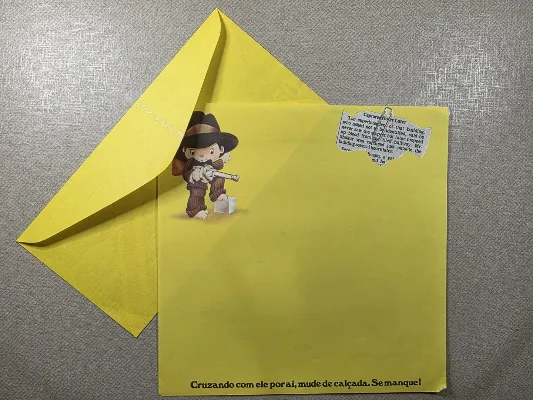 Papel de carta antigo - Coleção Os Intocáveis - 15