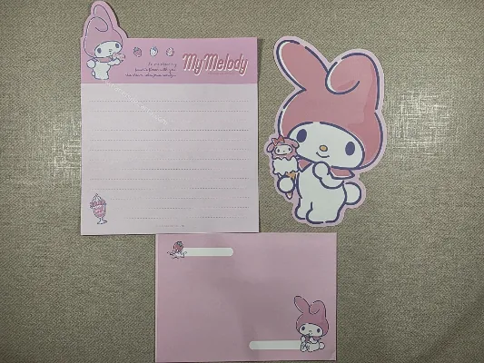Conjunto de papel de carta da My Melody - 441