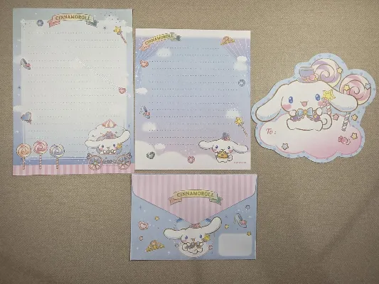 Conjunto de papel de carta do Cinnamoroll 113