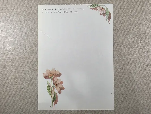 Papel de carta antigo - Coleção Bia - 09