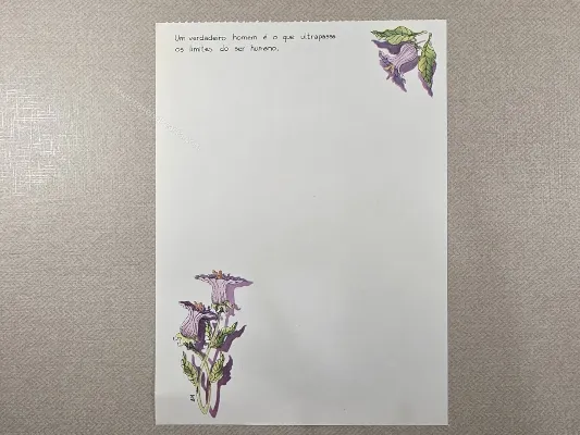 Papel de carta antigo - Coleção Bia - 11