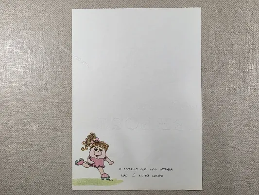 Papel de carta antigo - Coleção Bia - 18