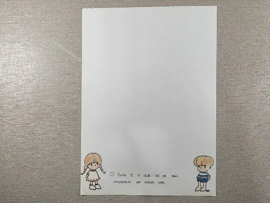 Papel de carta antigo - Coleção Bia - 28