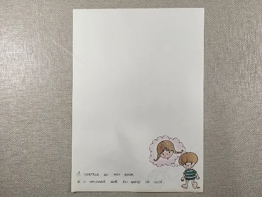 Papel de carta antigo - Coleção Bia - 30