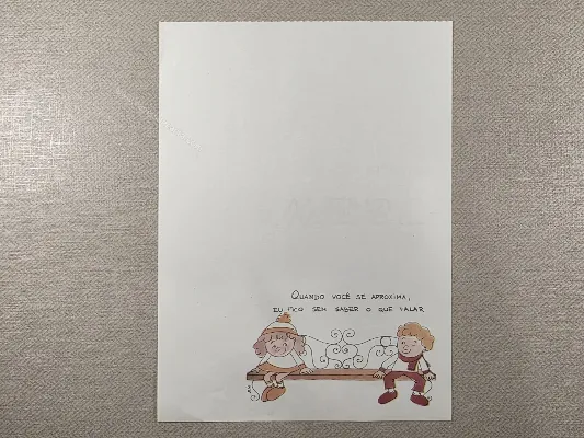 Papel de carta antigo - Coleção Bia - 37