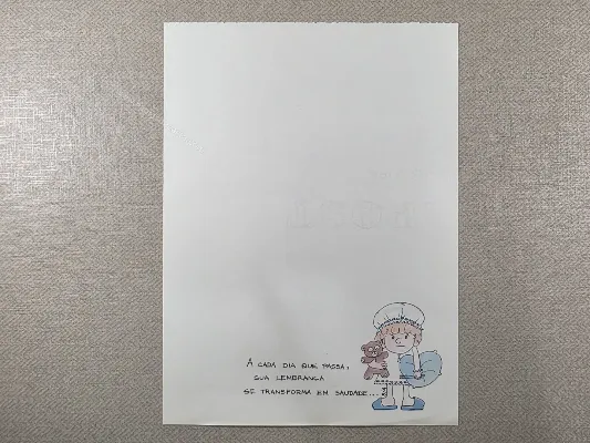 Papel de carta antigo - Coleção Bia - 40