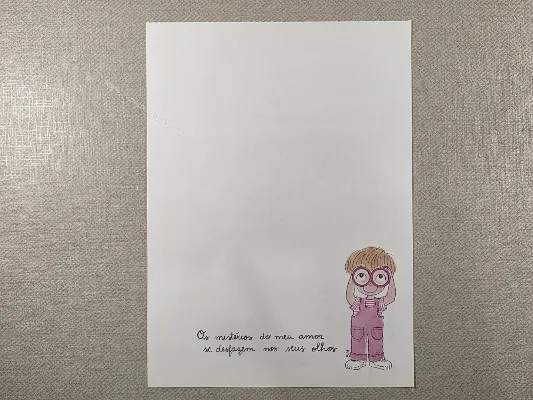 Papel de carta antigo - Coleção Bia - 45