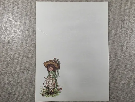 Papel de carta Menininhas - 2431