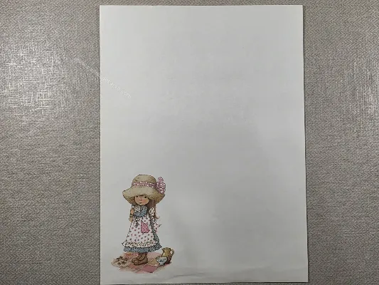 Papel de carta Menininhas - 2433