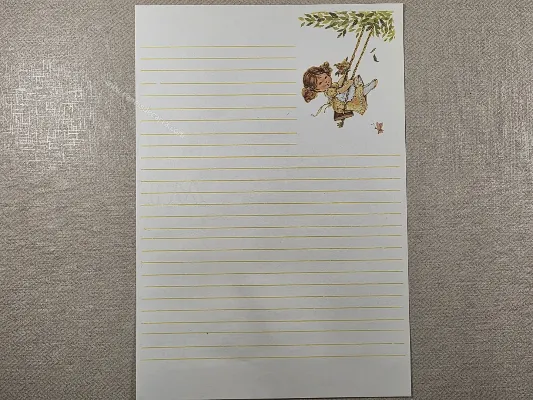 Papel de carta Menininhas - 2436