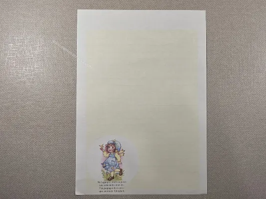 Papel de carta Menininhas - 2451