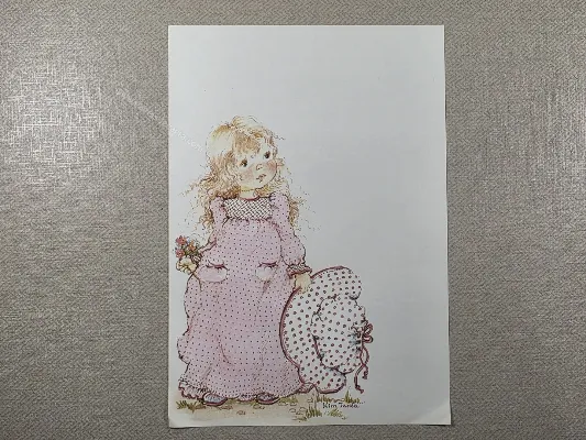 Papel de carta Menininhas - 2453