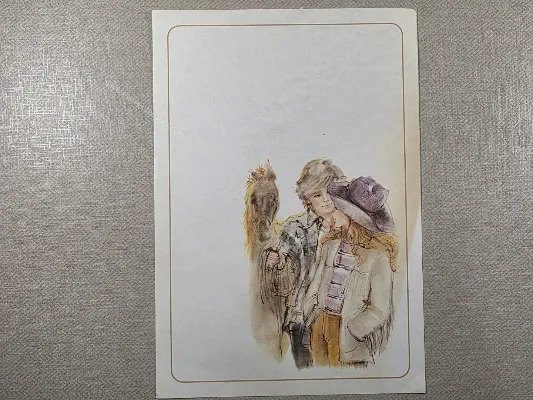 Papel de carta Menininhas - 2454