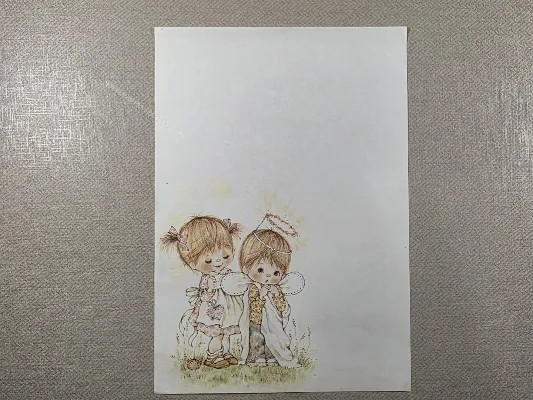 Papel de carta Menininhas - 2460
