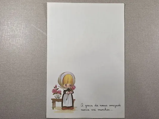 Papel de carta Menininhas - 2462
