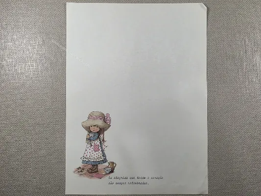 Papel de carta Menininhas - 2463