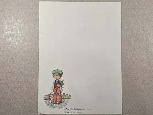 Papel de carta Menininhas - 2466