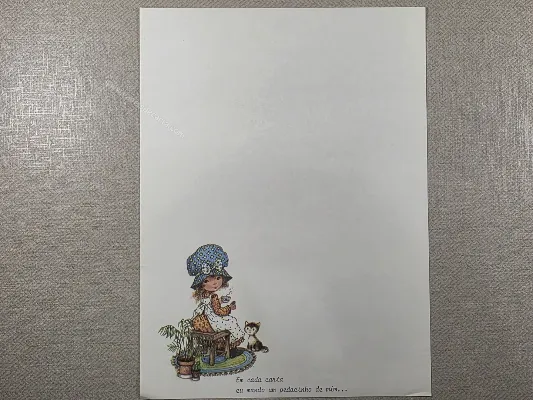 Papel de carta Menininhas - 2467