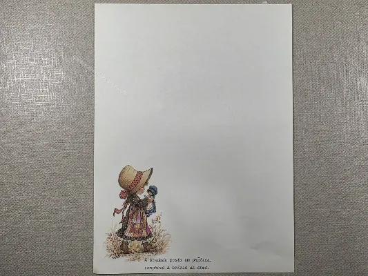 Papel de carta Menininhas - 2468