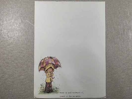 Papel de carta Menininhas - 2469